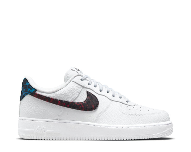 black red white air force ones