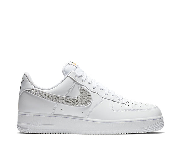 Nike Air Force White "Just Do it" BQ5361-100 - -