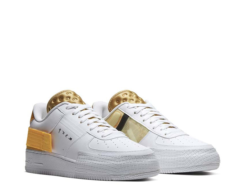 air force 1 type gold suede