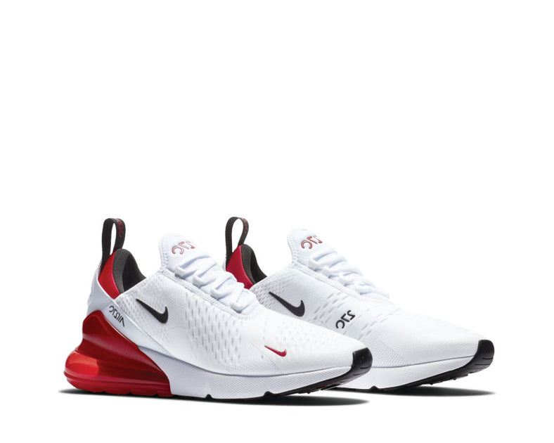 air max 270 white and red