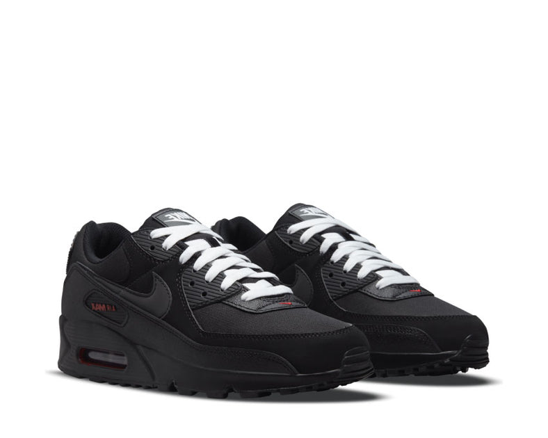 air max 90 black and red and white