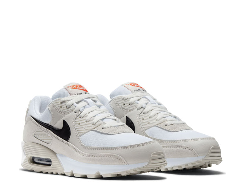 air max 90 white with black