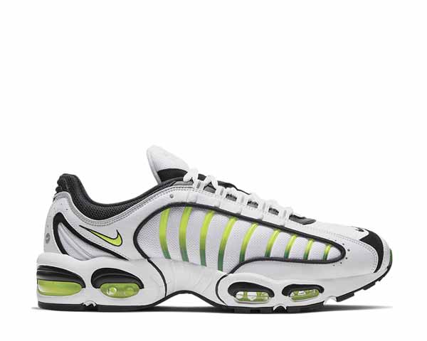 nike air max tailwind iv white volt black & aloe