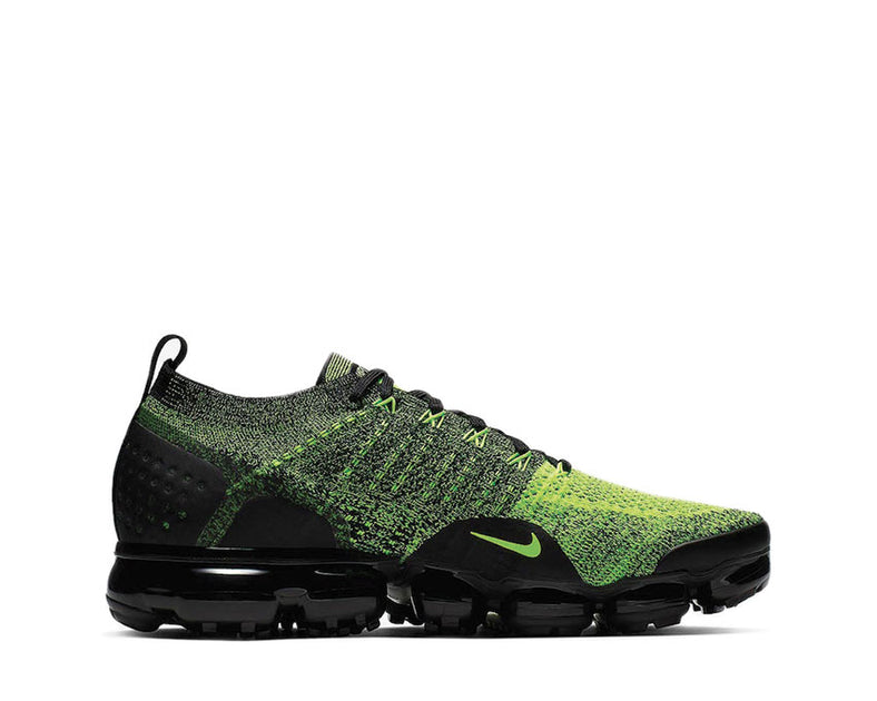 nike vapormax flyknit 2 volt black