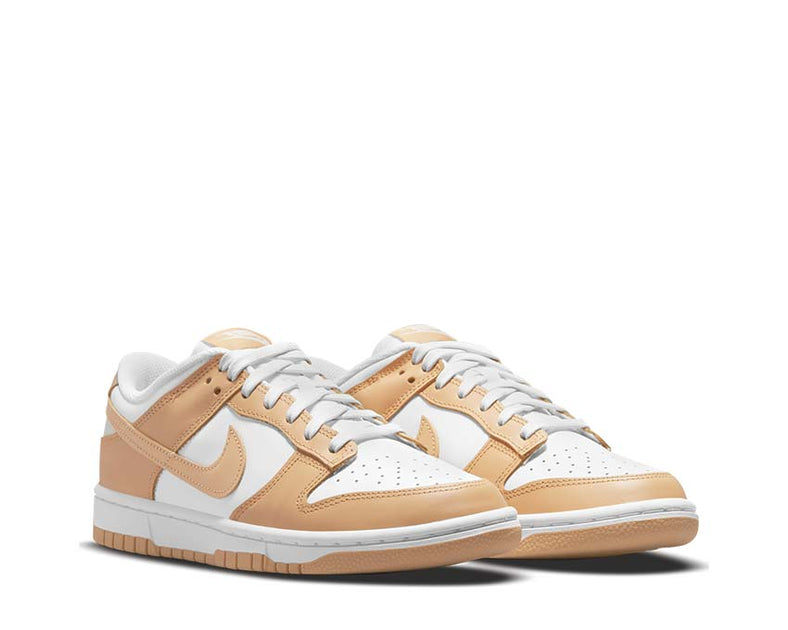 white oatmeal dunk low womens nike