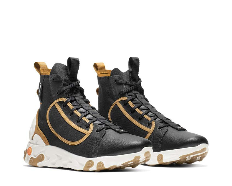 nike react ianga black wheat