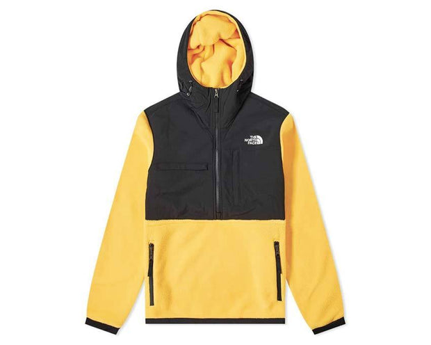 yellow north face windbreaker