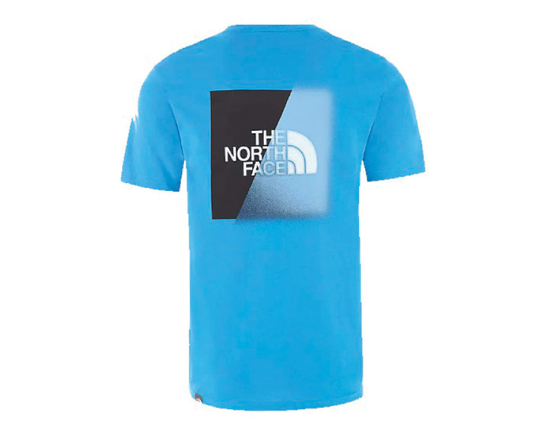 north face t shirt blue