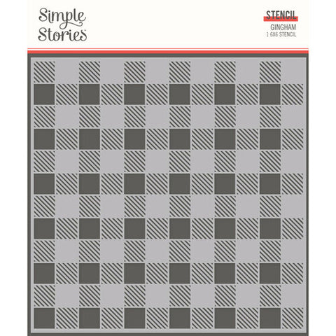 Gingham Stencil