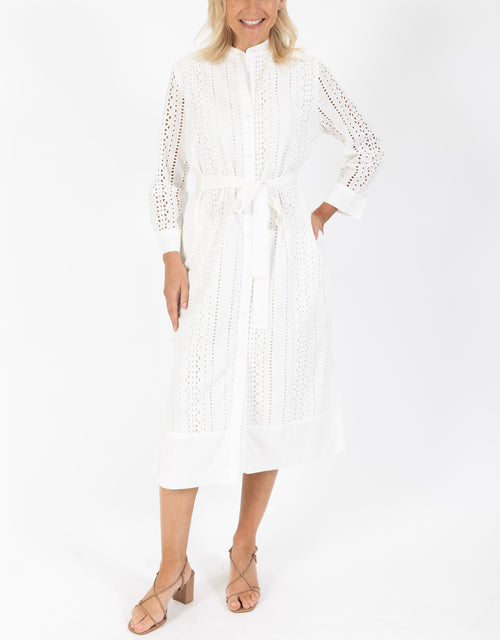 Picnic Shirt Dress - White