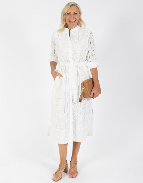 Picnic Shirt Dress - White