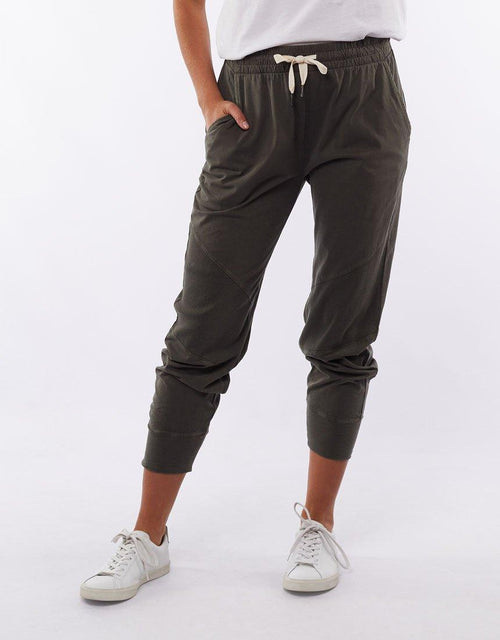 elm-rib-trim-pant-khaki-womens-clothing