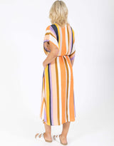 Need You Tonight Midi Dress - Stripe