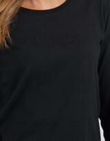 paulaglazebrook. Women's Clothing Foxwood Foxwood Long Sleeve Tee Black