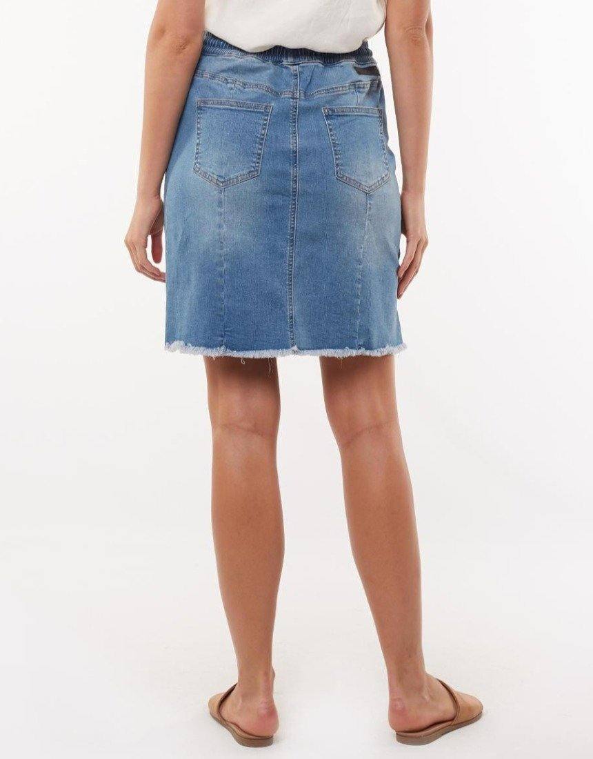 Dixie Skirt - Denim Foxwood