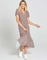 Isobelle Maxi Dress - Navy Floral Ditsy