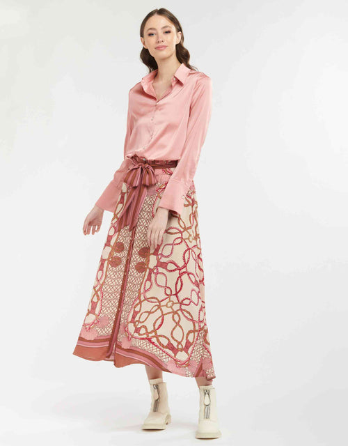 Button Skirt - Imperial Pink