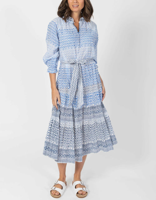 Byron Dress - Blue Mauritius