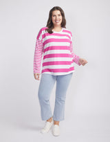 betty-basics-betty-boxy-tee-berry-stripe-womens-plus-size-clothing