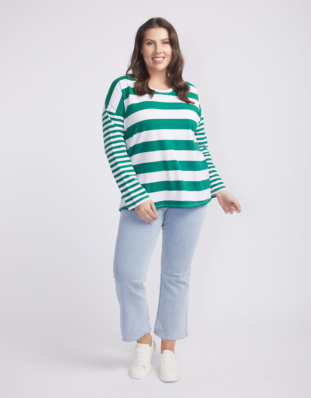 betty-basics-betty-boxy-tee-green-stripe-womens-plus-size-clothing