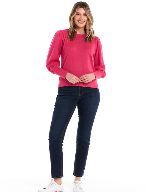 Charlotte Knit Jumper - Pink Poppy