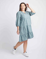 betty-basics-plus-size-odette-dress-green-gingham-womens-plus-size-clothing