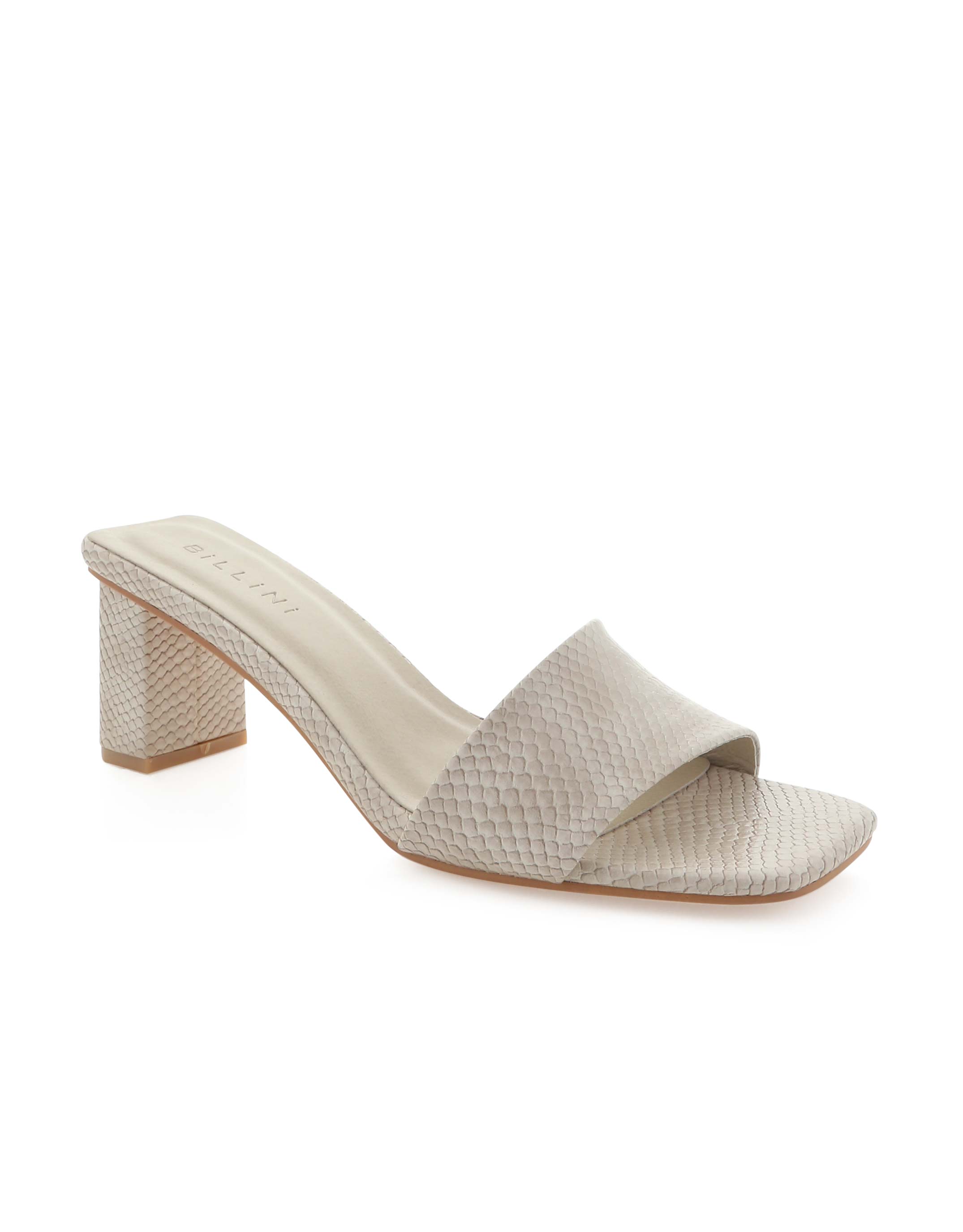 Jocelyn Block Heel Sandal - Bone Scale