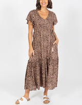 The Charlie Maxi Dress - Leopard Print