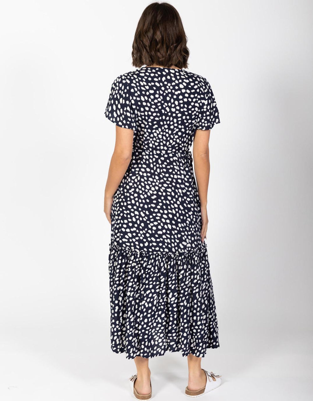 The Charlie Maxi Dress - Navy/White Print