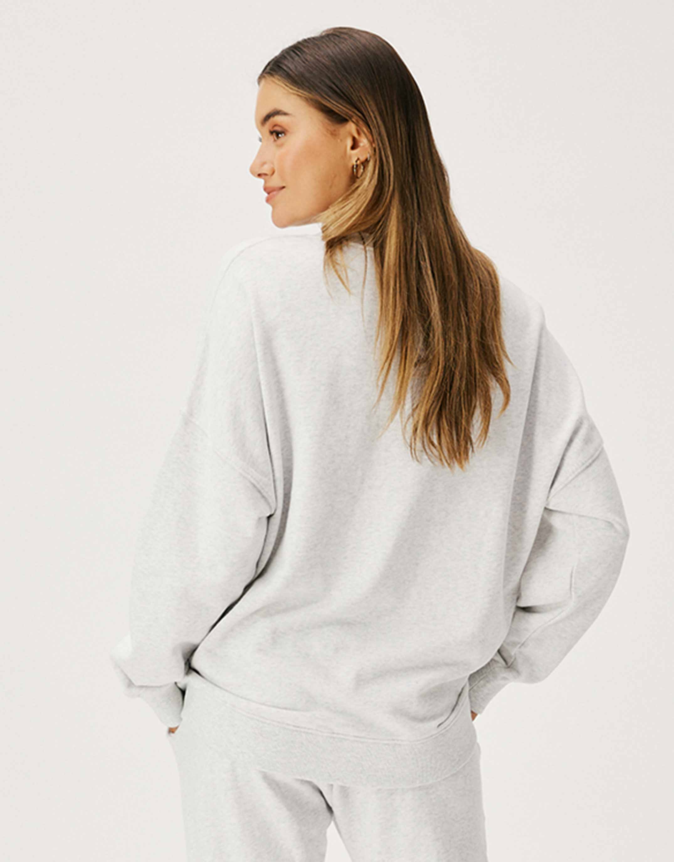 Piper Sweater - Grey Marle/Guava