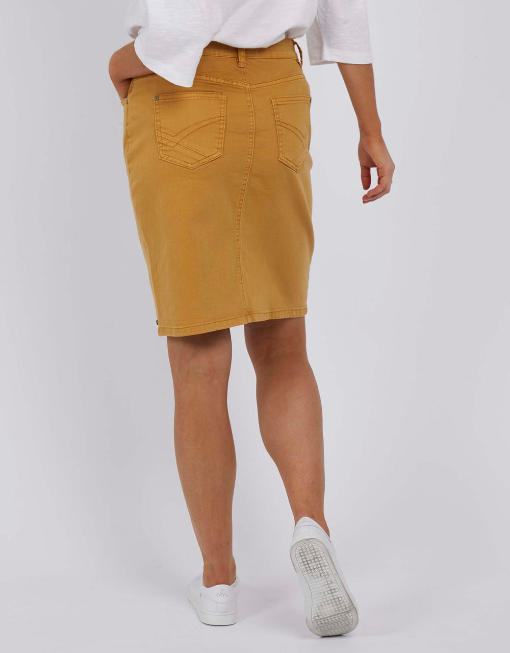 elm-belle-denim-skirt-mustard-womens-clothing