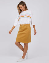 elm-belle-denim-skirt-mustard-womens-clothing