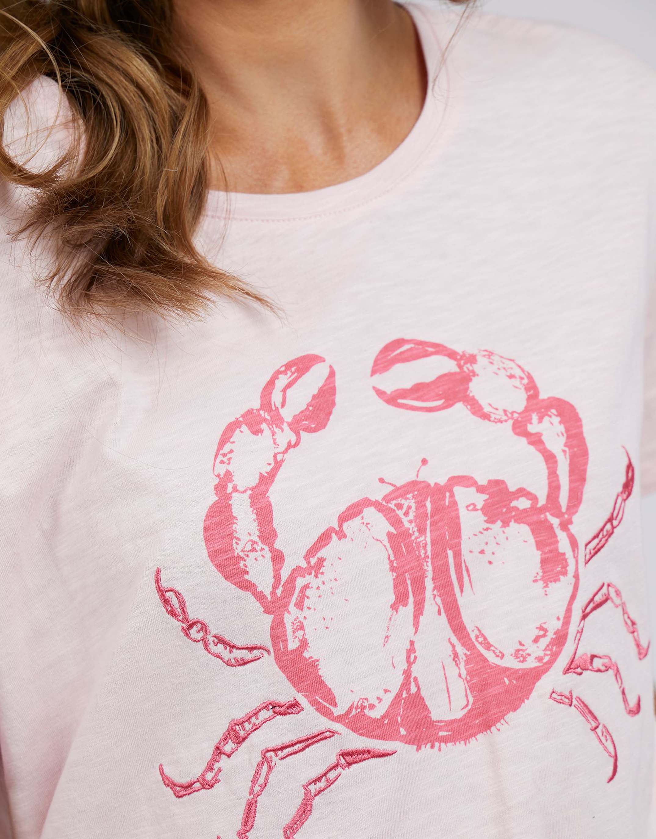 Carey Crab Tee - Cherry Blossom