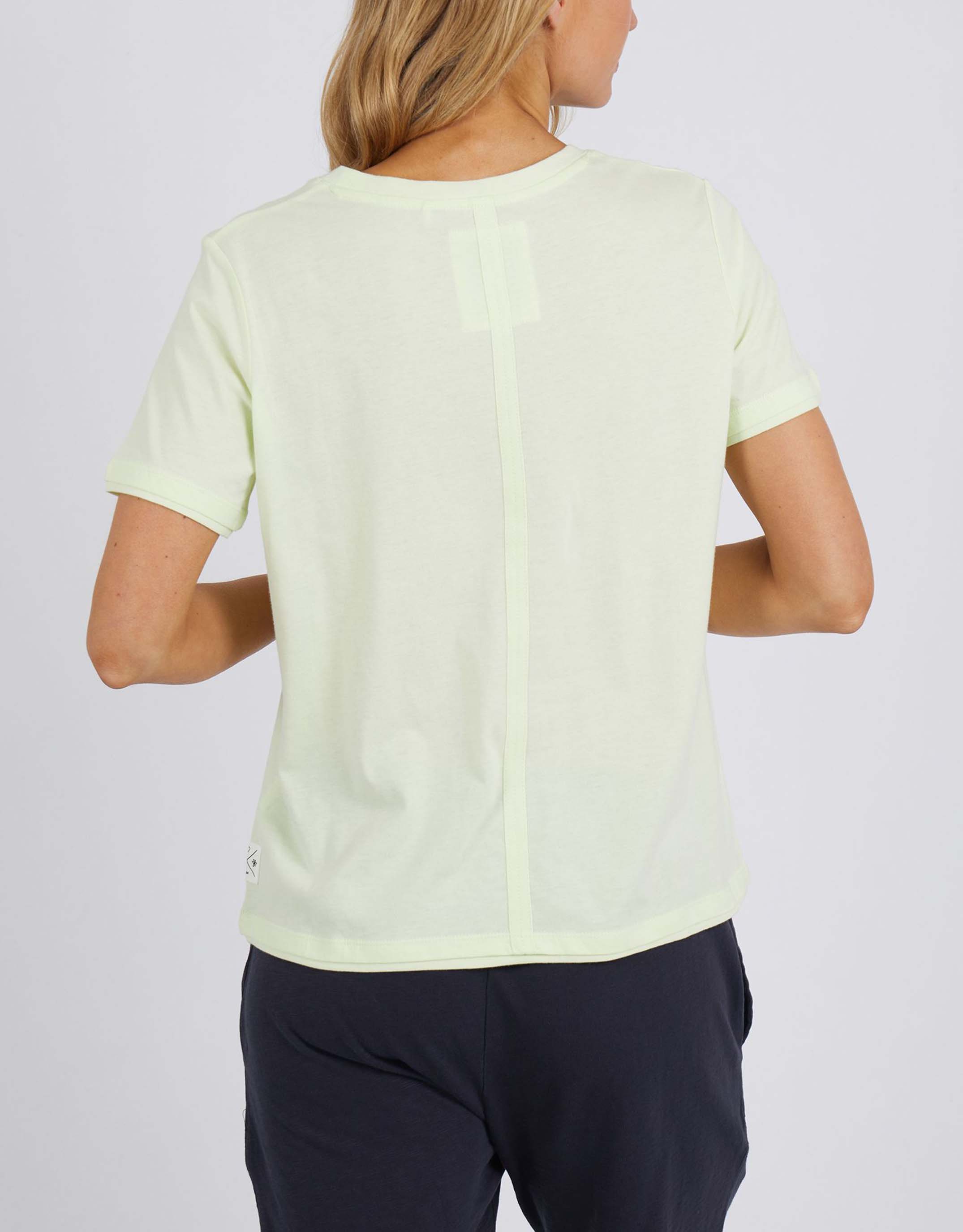 Cindy Short Sleeve Tee - Lime