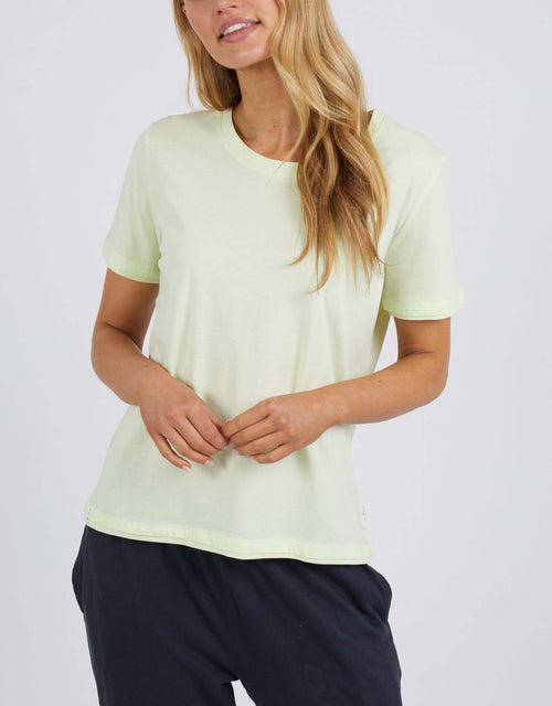 Cindy Short Sleeve Tee - Lime