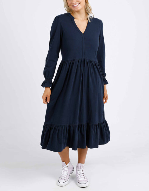 Jacinta Midi Dress - Dark Sapphire