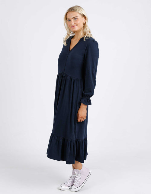 Jacinta Midi Dress - Dark Sapphire