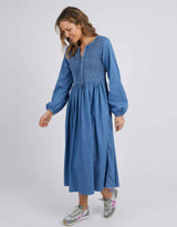Elm Plus Size Jules Dress - Blue | Women's Clothing