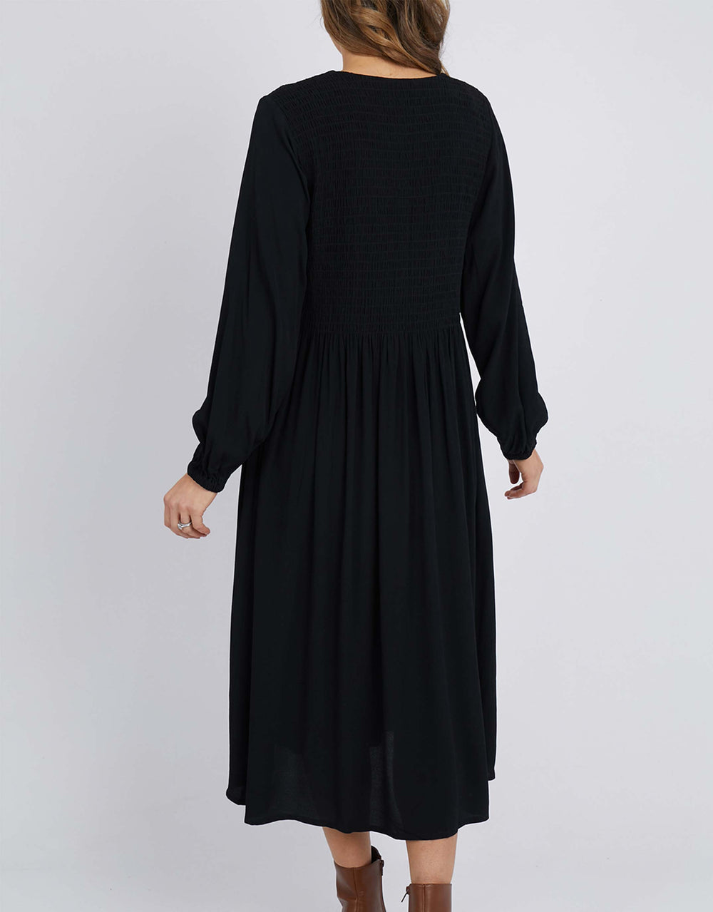 elm-lotti-midi-dress-black-womens-clothing