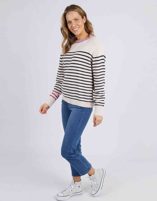 elm-portia-stripe-knit-oat-navy-stripe-womens-clothing