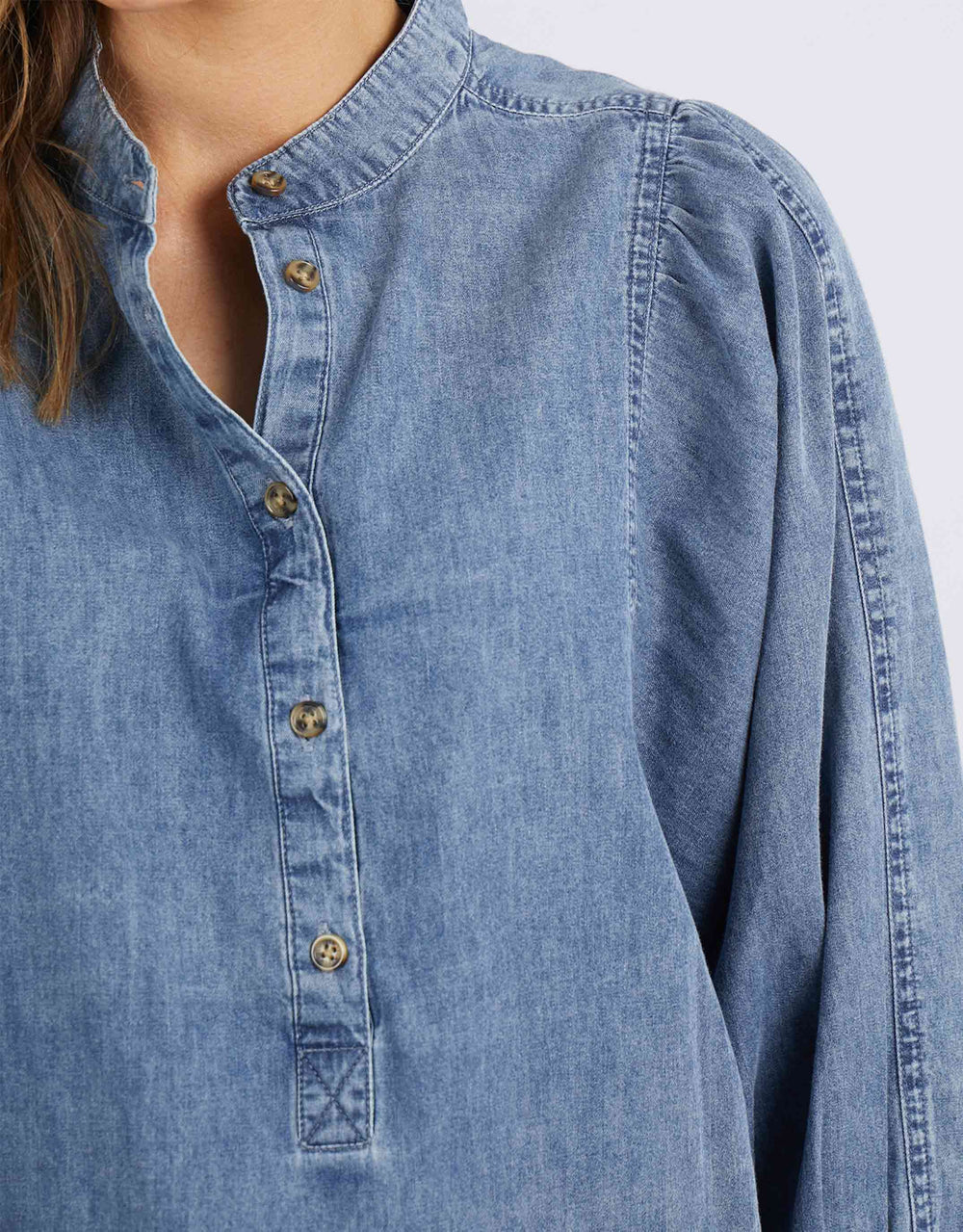 elm-sophie-half-button-shirt-mid-blue-wash-womens-clothing