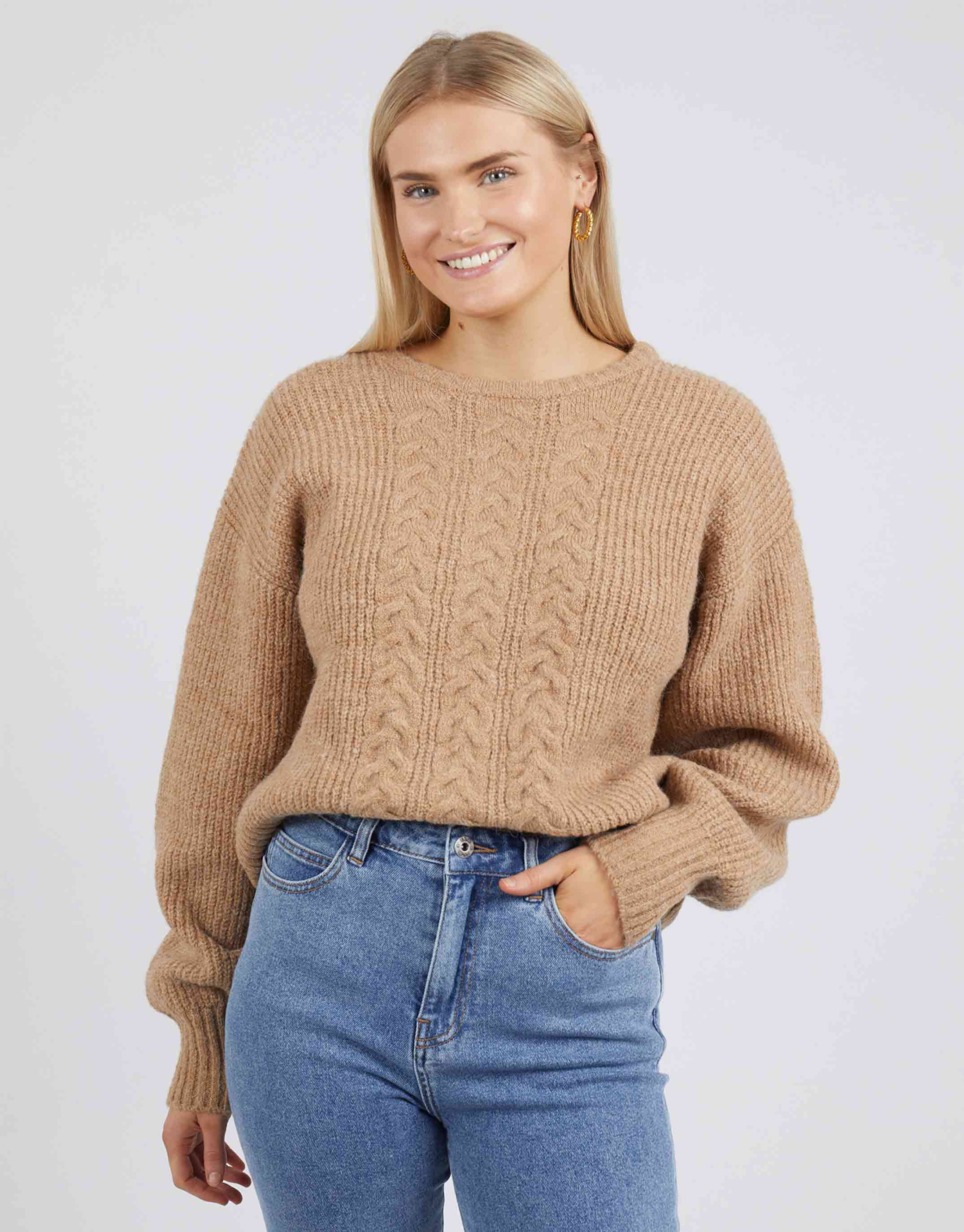 Elliot Cable Knit - Butterscotch