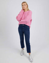 Elliot Cable Knit - Super Pink