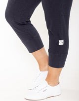 Plus Size 3/4 Brunch Pants - Navy Elm Embrace | Plus Size Clothing