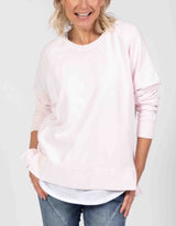 Elm Fundamental Sydney Crew - Rose | Cotton Jumper