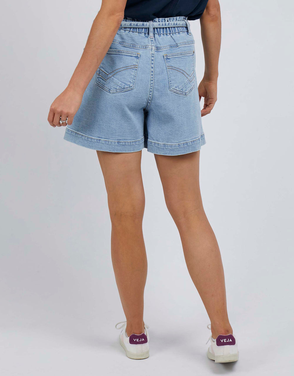 Gracie Denim Short - Mid Blue Denim