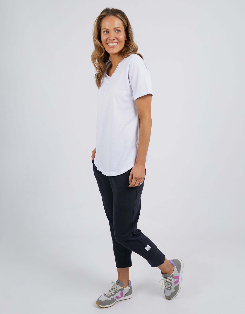 elm-suzie-short-sleeve-button-henley-white-womens-clothing