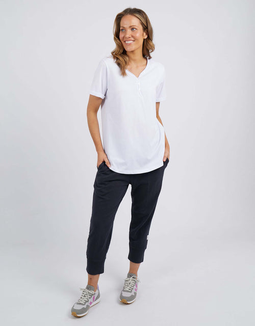 elm-suzie-short-sleeve-button-henley-white-womens-clothing