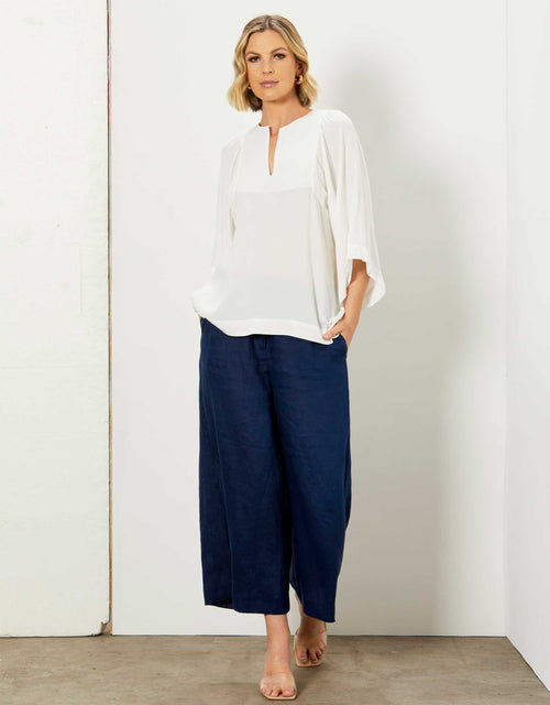 Walk Away Kimono Sleeve Top - White