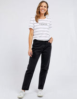 Barkly Straight Leg - Black - Casual Pants